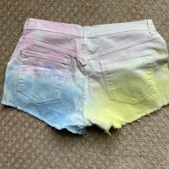 O2 Denim | Over the Rainbow Denim Shorts - Picture 2 of 3